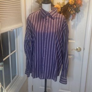 VISCONTI UOMO Size XL Long Sleeve Button Down Shirt
